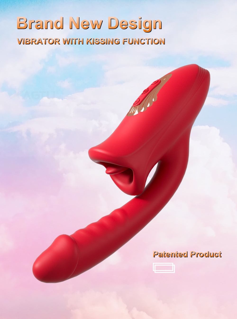 Vibrador Oral Tongue Kiss Deluxe    FARA1908